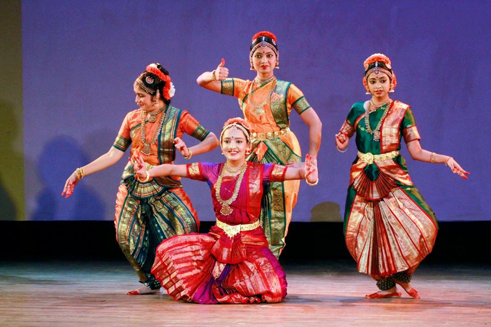 Still of a dance pose at Anand Dhara 2018